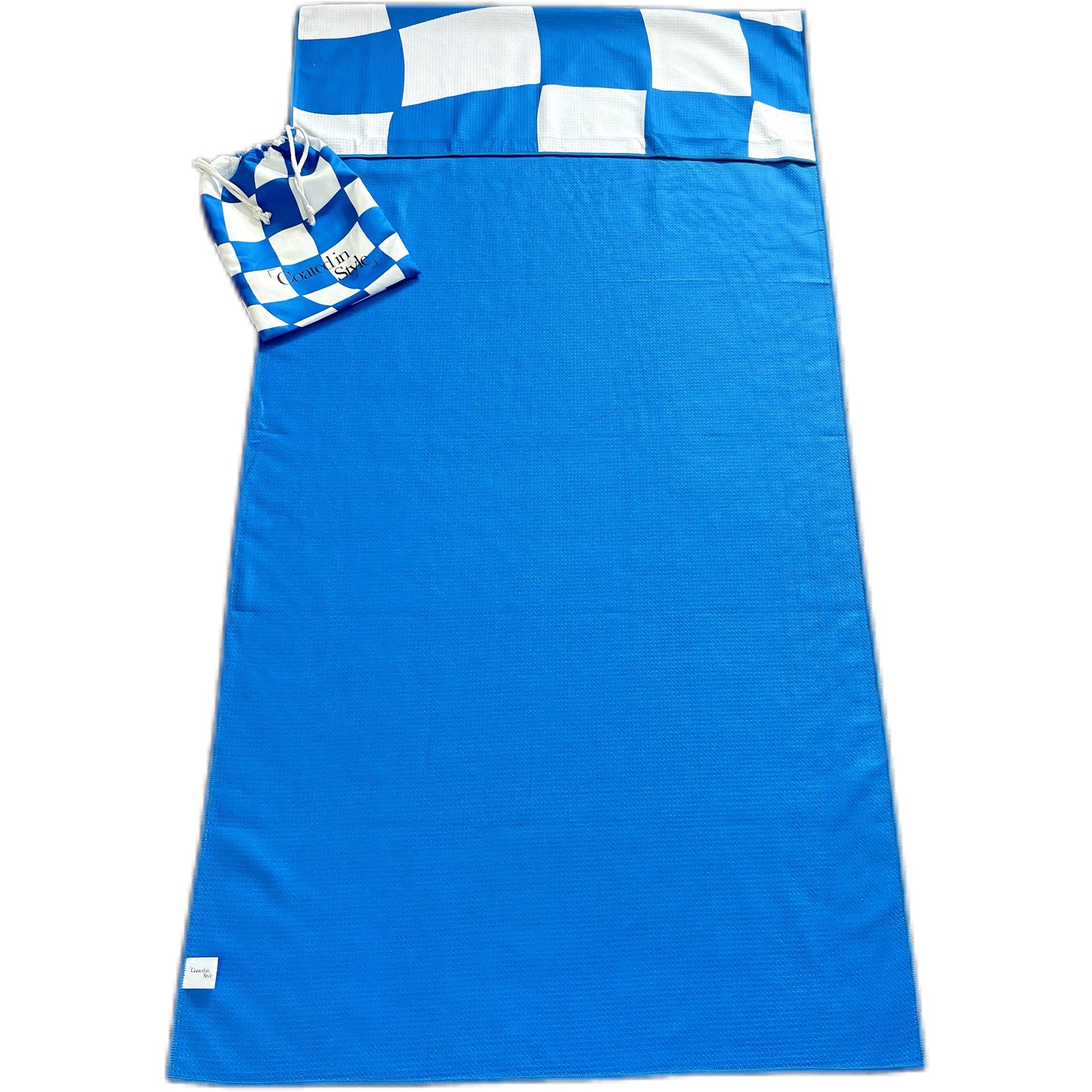 HOODED: CHECKERS BLUE