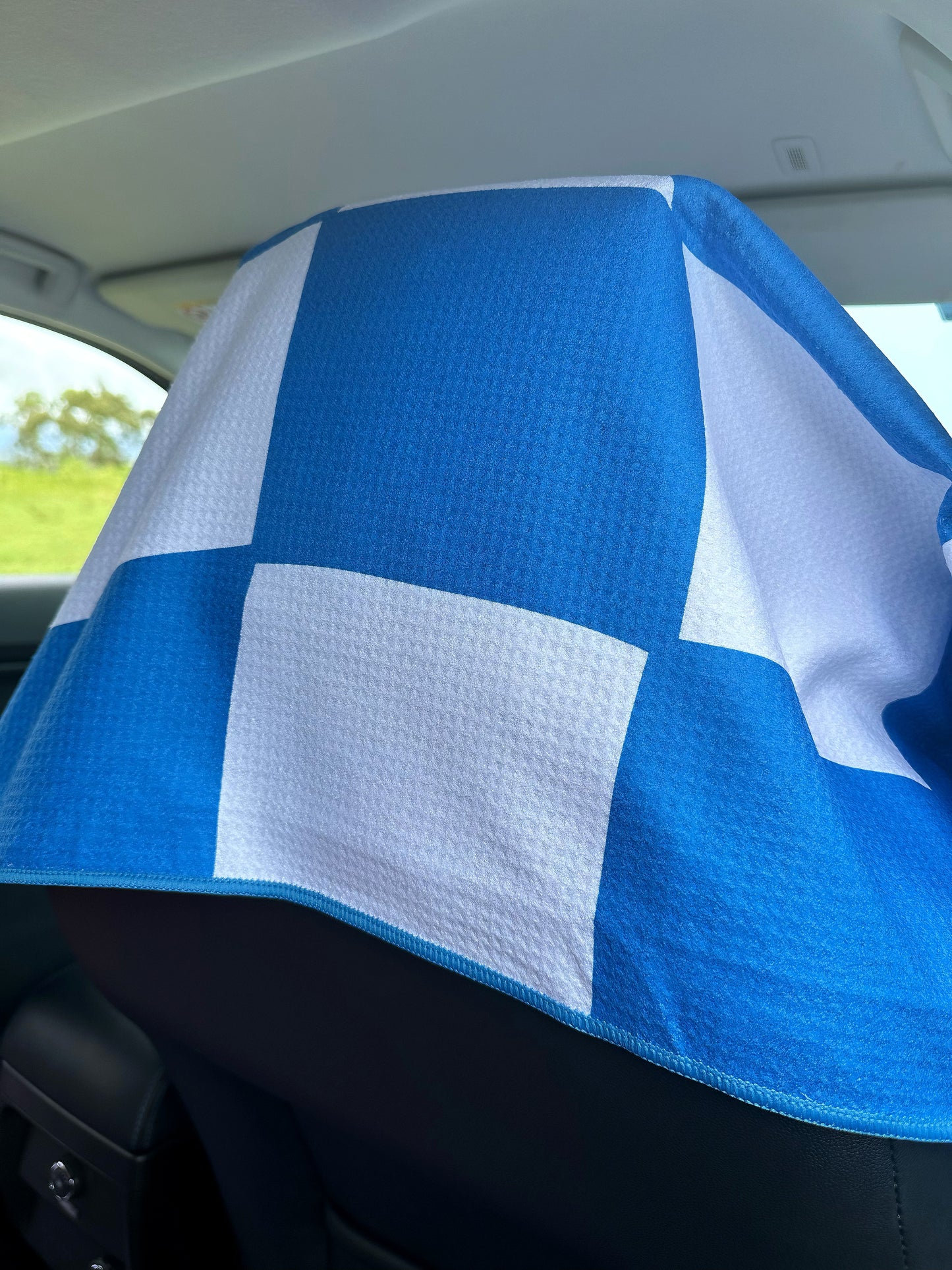HOODED: CHECKERS BLUE